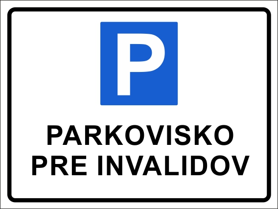 Parkovisko pre invalidov